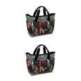 thumbnail image 1 of Ruiboury Cloth Durable Multi-Pocket Tool Bag For Organized Tool Storage Gardening Tool Bag Tool Storage Bag Grey flower color 2Set, 1 of 6