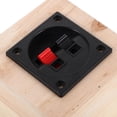 NIYANGLE Beige Wood Subwoofer Enclosure, Car Audio Speaker Box for ...