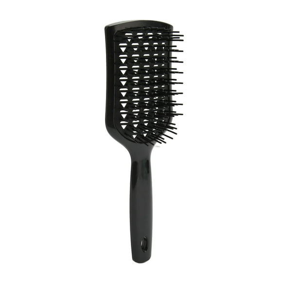 Detangling Brush,Black Vent Hair Brush Vent Paddle Brush Vent Brush Precision Engineered