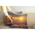 thumbnail image 3 of Ambesonne Nature Throw Pillow Cover 2 Pack, Sunset Scene on Clouds, 20", Orange, 3 of 6