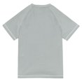 thumbnail image 6 of FORMRS Boys Rash Guard Short Sleeves Swim Shirt Quick Dry UPF 50+ Sun Protection, Sizes 3-12T, Gray Game Day, 6 of 6