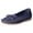 Navy, variant on Women's Moccasins Loafers Lightweight Cushioned Driving Boat Shoes Memory Foam Dressy Business Casual Slip on Flat Shoes Navy Size 8