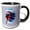 Black/White, variant on 3drose, Magnificent Betta Splendens Aquarium Fish, 11oz Magic Transforming Mug