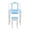 Blue+White, variant on IVV Makeup Vanity Set with Removable Tri-Fold Mirror and Square Dressing Stool, 1 Drawer, Safety Rounded Corner for Littles, Blue+White
