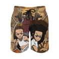thumbnail image 2 of The Boondocks Men's Swim Trunks Board Shorts Drawstring Elastic Waist Quick Dry Swimsuits Beach Shorts with Pockets M, 2 of 8