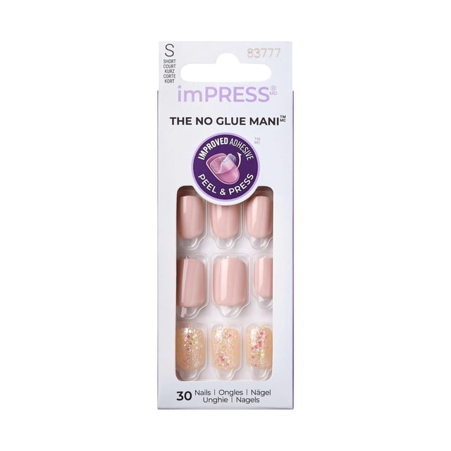 KISS ImPRESS Press-On - Fake Nails, Short