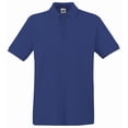 thumbnail image 1 of Fruit Of The Loom Premium Mens Short Sleeve Polo Shirt, 1 of 2