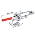 thumbnail image 2 of 496 lbs Smoker Toggle Pull Latch U Bolt Vertical Quick Release Clamp, 3 Pcs, 2 of 3