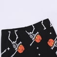 thumbnail image 3 of Halloween Pumpkin Skeleton Pajamas for 3-8T Boy Girl Glow-in-the-Dark 2 Pieces Sleepwear Tops and Pants Set, 3 of 12
