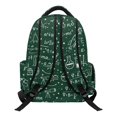 thumbnail image 2 of FUIALDOLG Hedgehog Math Print School Bag with Multi-Pocket, Breathable Lightweight 17" Bookbag for Travel Middle School, 2 of 9