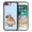 French Bulldog Butt Looking Back, variant on WIRESTER Shockproof Soft Rubber Cover Case for Apple iPhone 7/8 Plus 5.5", Schnauzer Dog Butt Looking Back On Light Blue Background