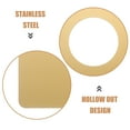 thumbnail image 3 of GOOHOCHY Door Guard Plate Door Repair Board Golden Stainless Steel 2Pcs, 3 of 9