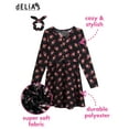 thumbnail image 2 of dELiA*s Girls' Dress- Long Sleeve Dress for Girls, Dress with Matching Scrunchie (7-16), 2 of 7