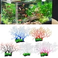 thumbnail image 2 of Kripyery Artificial Coral Tree Vivid Appearance Bright Color No Pollution Realistic DIY Aquarium Background Artificial Coral Plant Fish Tank Decoration, 2 of 8