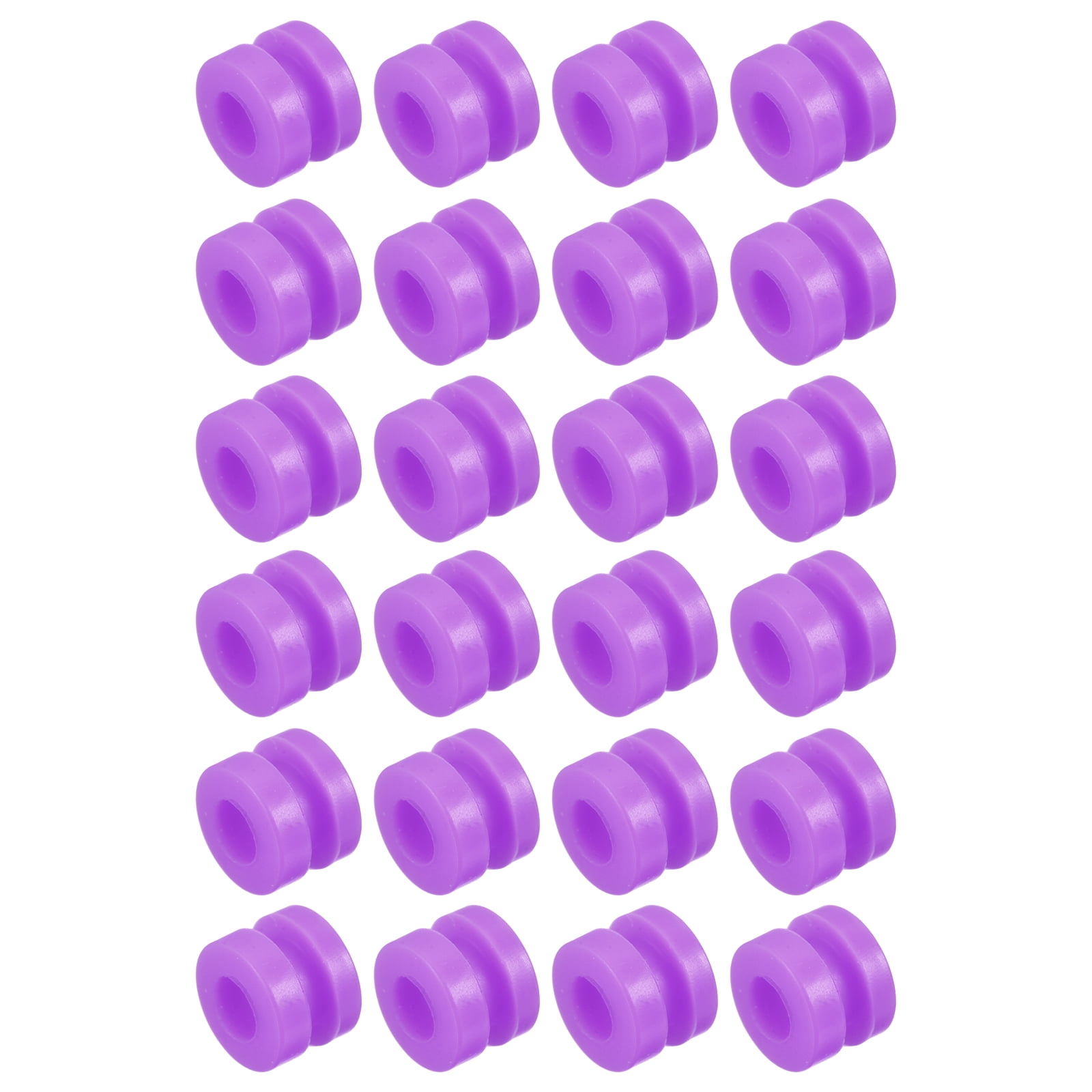 Uxcell 24Pack RC Anti Vibration Rubber Balls for F4 Flight Controller M3x4.6mm Purple