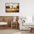 thumbnail image 3 of Stupell Industries Rustic Lodge White Mare with Saddle Black Framed Giclee Art, 24 x 16, by Petals Prints Design, 3 of 8