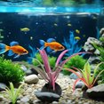 thumbnail image 6 of 12PC Fish Tank Accessories Aquarium Decorations Small Tank Decor Artificial Plants, Aquarium Decoration Accessories, Artificial Fish Tank Decor for Aquarium, 6 of 7