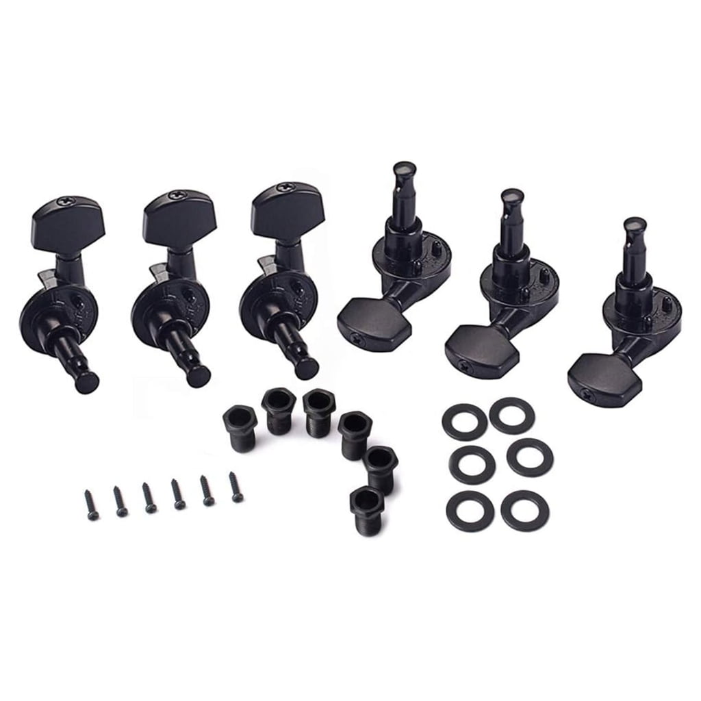 6Pcs Metal Guitar Tuning Machine Head Strings Tuners Replacement Guitars String Tuning Peg Guitar Accessories