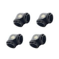 thumbnail image 1 of Bitspower Dual Enhance Multi-Link Adapter Fitting for 16mm OD Rigid Tubing, 90 Degree Angle, Matte Black, 4-pack, 1 of 4