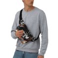 thumbnail image 6 of Lsque Chucky Pattern Square Double Layer Waist Bag, Durable Twill Fabric Waist Pack with Adjustable Belt,Outdoor Hiking, Running, Travel Waist Bag, 6 of 6
