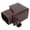 Dark Brown, variant on M Buder Rainwater Collection System Standard Downspout Water Diverter Connector System with 40 Inches / 101.6 cm Hose for Lawn Garden Rain Barrel Dark Brown