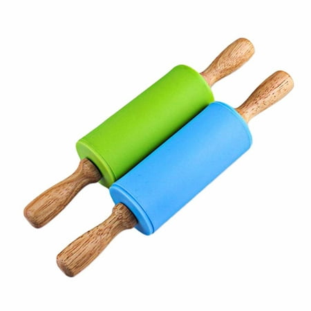 

Yohome Silicone Rolling Pin for Kids Non-stick Surface and Comfortable Handles 9