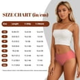 thumbnail image 2 of Womens Underwear light-red Cuteness No Show Seamless Underwear for Women, Soft Stretch Women's Panties, Hipster Ladies Panties Bikini Underwear Briefs, 2 of 6