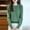 Army Green, variant on Hueook Oversized Tshirts for Women Crewneck Fashion Women's Casual Semi High Neck Solid Color Loose Base Knitted Sweater Yellow XL