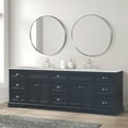 thumbnail image 2 of EVIVA Epic 96 Inch Transitional Charcoal Gray Vanity w/ Brushed Nickel Hardware, 2 of 3