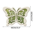 thumbnail image 2 of DAMAI Absorbent Butterfly Bath Mat,Butterfly Diatomaceous Floor Mat Bathroom Rugs,Non-Slip Vintage Butterfly Absorbent Floor Mat for Living Room,Bedroom,Bathroom,Entryway, 2 of 7