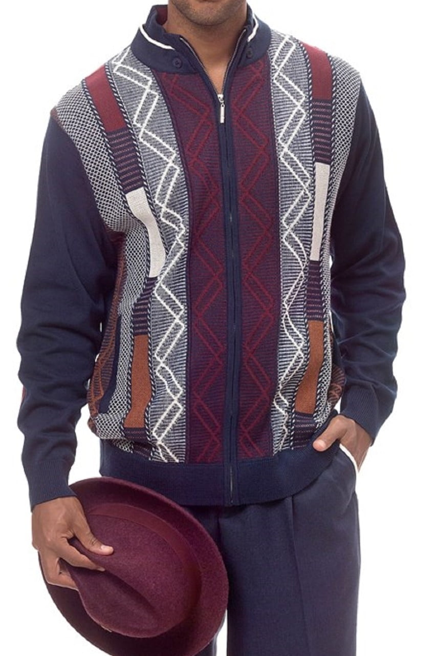 Montique Navy Men's Two Piece Sweater \u0026 