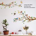 thumbnail image 3 of Cateissary 4 Uds pegatinas de pared de pájaros de estilo chino póster de paisaje Interior dormitorio arte Mural calcomanía ventana adornos de Decoración del hogar, 3 of 6