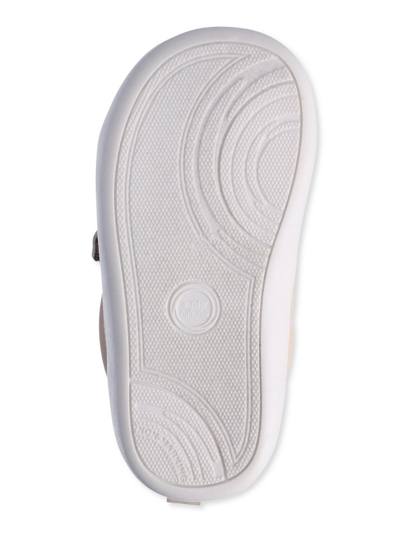 Wonder Nation Baby Unisex Adaptive Sneakers with Two Straps, Sizes