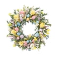 thumbnail image 4 of Huevos de Pascua artificiales Corona de resorte Decorativo Regalo de cumpleaños decorativo Ornamento Puerta delantera Garland para interiores al aire Estilo C, 4 of 8