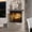 Black, Off White, variant on Dimplex 500002401 36 in. Revillusion Weathered Concrete Built-in Electric Firebox with Glass Pane & Plug Kit