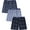 3 Pack - Plaid, variant on Onimisc Men's Boxers Underwear 100% Cotton Printed Woven Boxers for Men Pack Boxer Shorts, 3 Pack