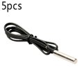 thumbnail image 2 of 5Pcs Ntc 10K Ohm 1% 3435 Thermistor Temperature Sensor Cylinder Probe 1M Wire, 2 of 8