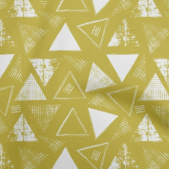 oneOone Cotton Jersey Lime Green Fabric Geometric Texture Craft Projects Decor Fabric Printed By The Yard 58 Inch Wide