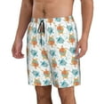 thumbnail image 2 of Naloa Sea Turtle Men's Beach Shorts, Surfing shorts, Swim trunks, Quick Dry Swim Trunks for Surfing Beach Fun - X-Large, 2 of 9