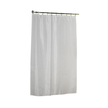 Extra Long 96 Polyester Fabric Shower Curtain Liner White Color Item Dimensions 96x70 Weight 1 Lbs By American Crafts