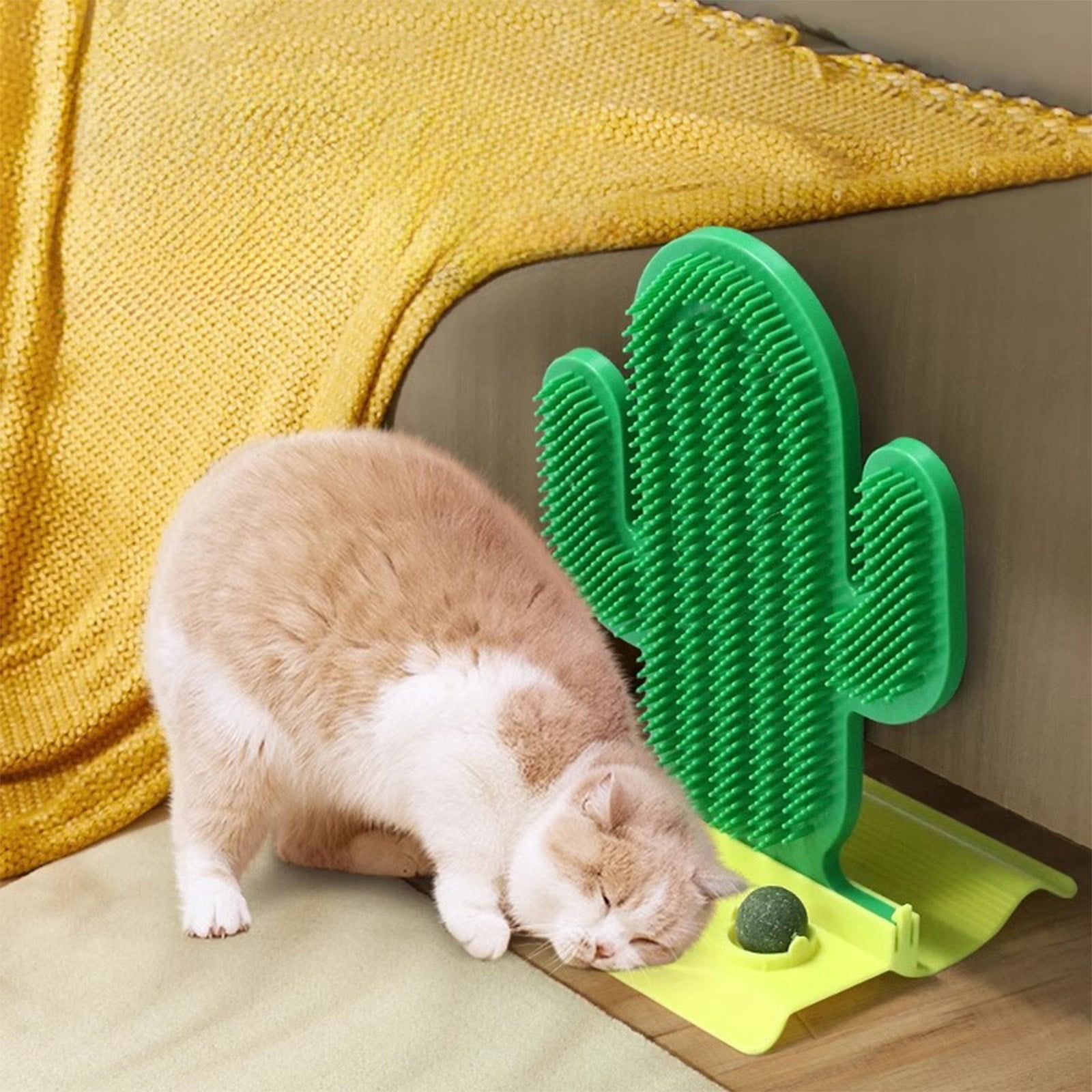 Lunxisen 4 Pcs Cat Scratching Post Corner Furniture Protector Durable Sisal Rope Toy for Indoor Cats Play and Exercise