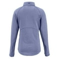 thumbnail image 3 of Women's Cutter & Buck Heather Blue Duke Blue Devils Peshastin Eco Fleece Recycled Half-Zip Tri-Blend Jacket, 3 of 3