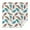 White Boho Tribal, variant on Multicolor Floral and Geometric Boho Pattern Square Tablecloth,Waterproof Square Table Cover,Wipeable Spillproof Washable Table Cover for Home Kitchen Party Decor 42"X42"(107x107cm)