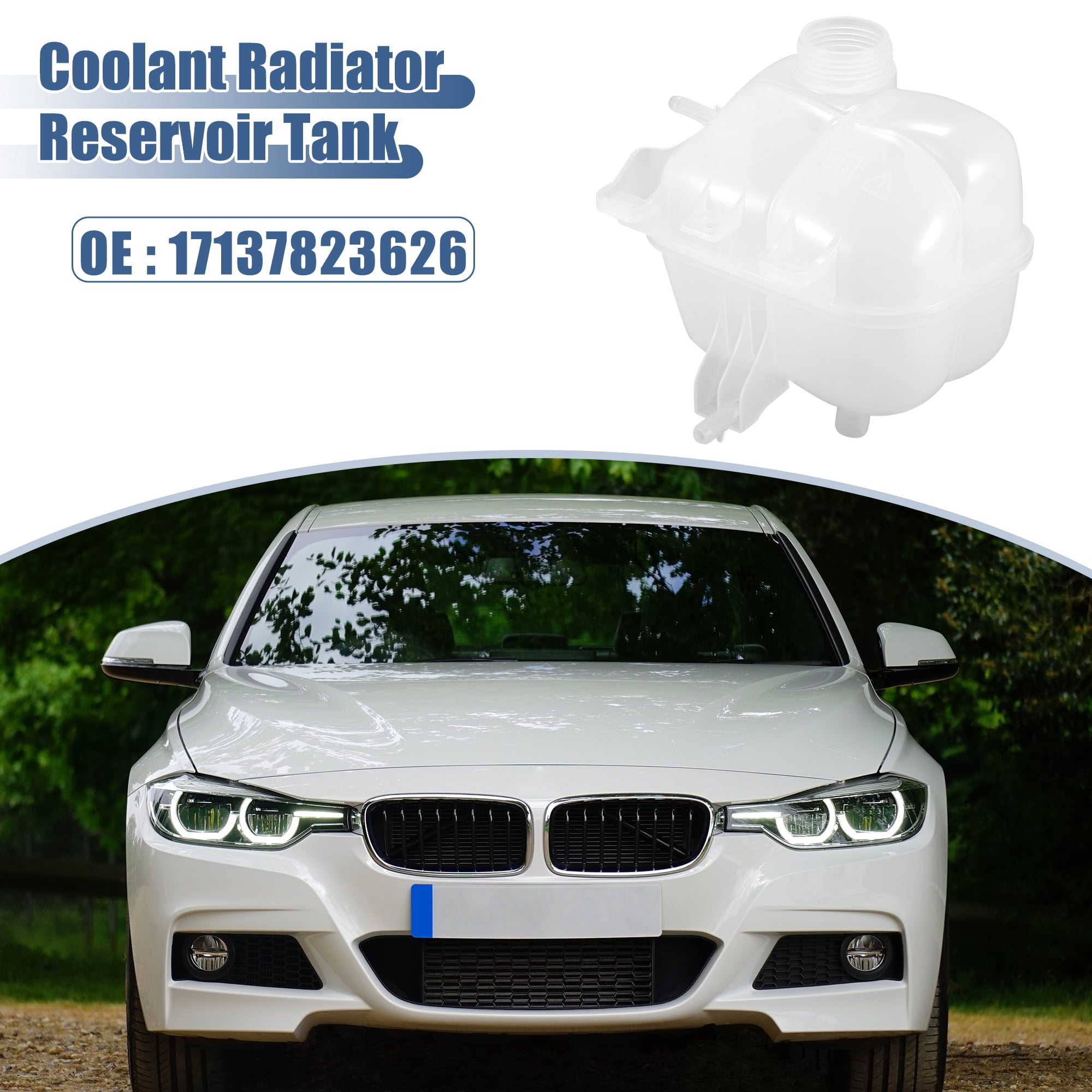 17137823626 Car Coolant Overflow Reservoir Expansion Tank for Mini Cooper 2007-2015 Countryman 2011-2017