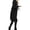 Black women fall jackets, variant on Solid Color Womens Long Plus Fleece Jacket Long Sleeve Zipper Hooded Drawstring Coat Fall Winter Warm Casual Comfy Coats Overcoat Pocket (Z02_Dark Gray ,XXL)
