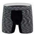 thumbnail image 5 of Xidunhg Men's Pouch Underwear Performance No Ride Up Boxer Briefs Muti01/4pack L, 5 of 6