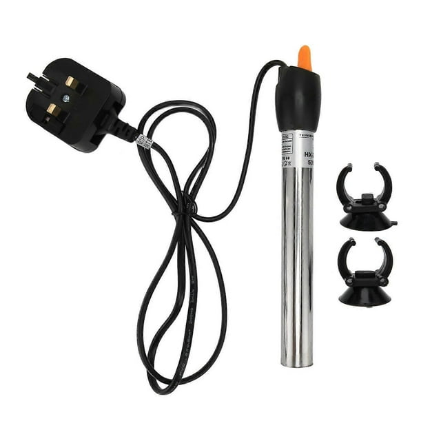 Aquarium Heater Stainless Steel Adjustable Automatic Thermostatic Heating Rod for Saltwater Freshwater Plug 220V 50W