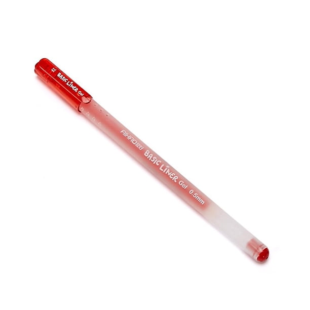 Bolígrafo Roller con tinta de gel líquido recto, bolígrafo con tinta de 0,5mm