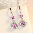 thumbnail image 6 of Daolelai Rhinestone Earrings, 6 of 9