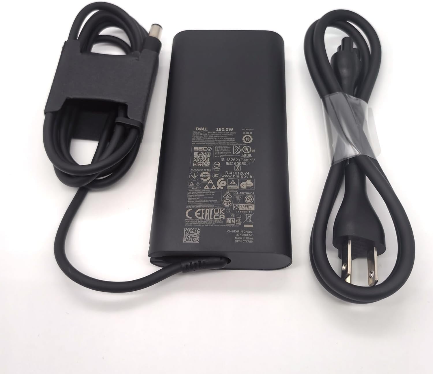 Dell 180W Barrel 7.4mm GAN Laptop Charger, Precision 7680 7670 7770 7780 AC Adapter, Black, HA180PM210